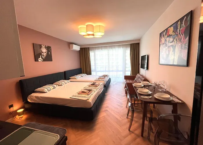 Appartement Miramar Front Family Deluxe No Swim Pool Access Slantchev Briag